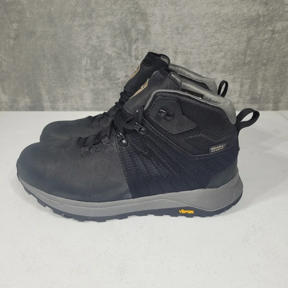 Irish Setter Work Boots Men 8.5 Black Kasota 83680 Waterproof Safety Toe Vibram